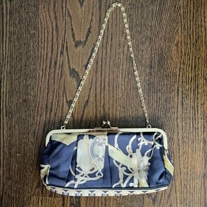 J. McLaughlin Silk Clutch